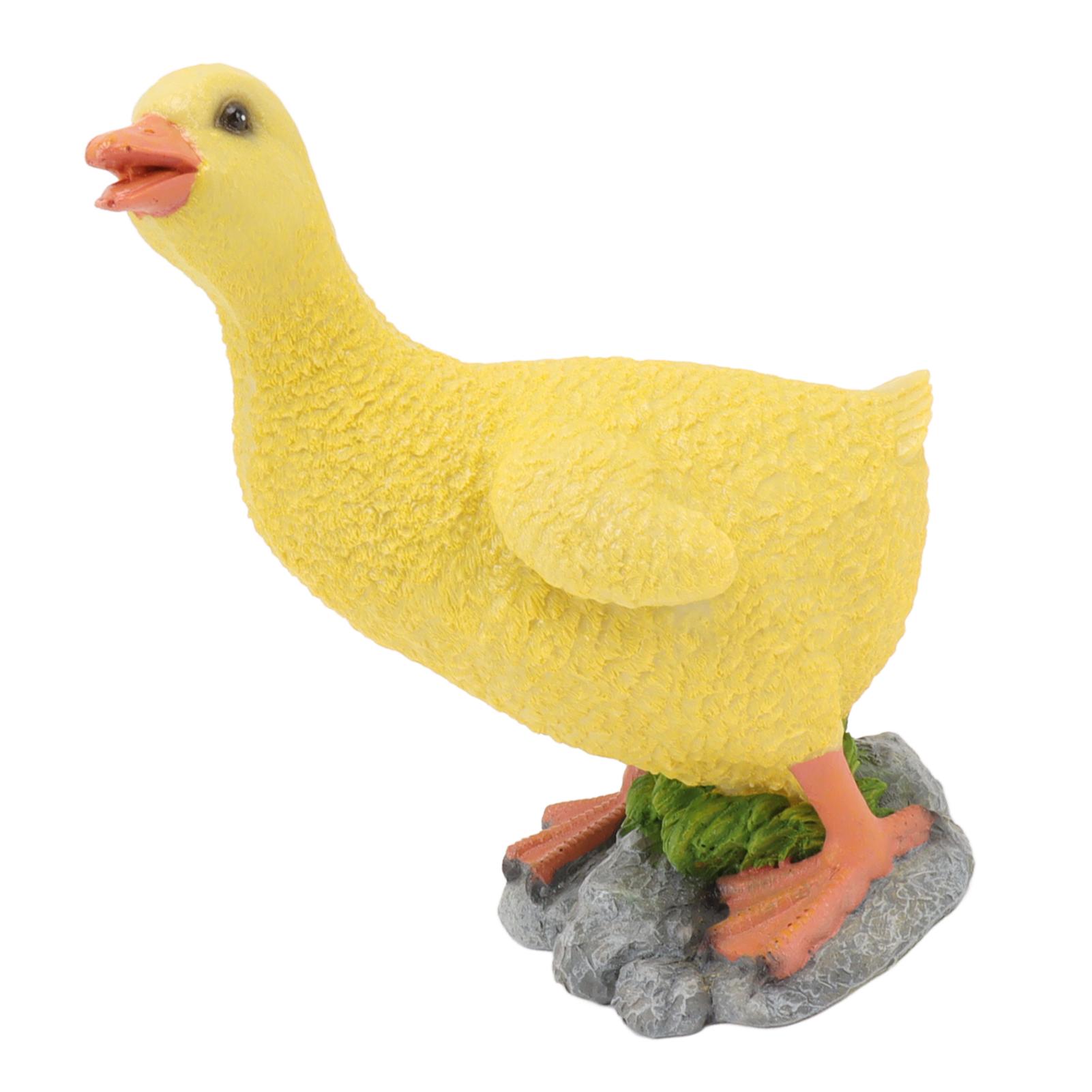 Украшение в виде утки, полимерная фигурка животного, домашний декор, декор, подарок для рабочего стола