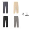 Langdeng Men's Straight Fit Business Casual Trousers