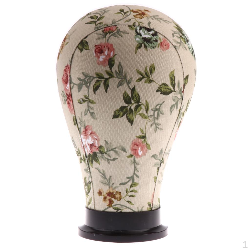 

Модель-манекен Голова из пробки Холщовый блок Для изготовления париков Дисплей-держатель 24 дюйма 1