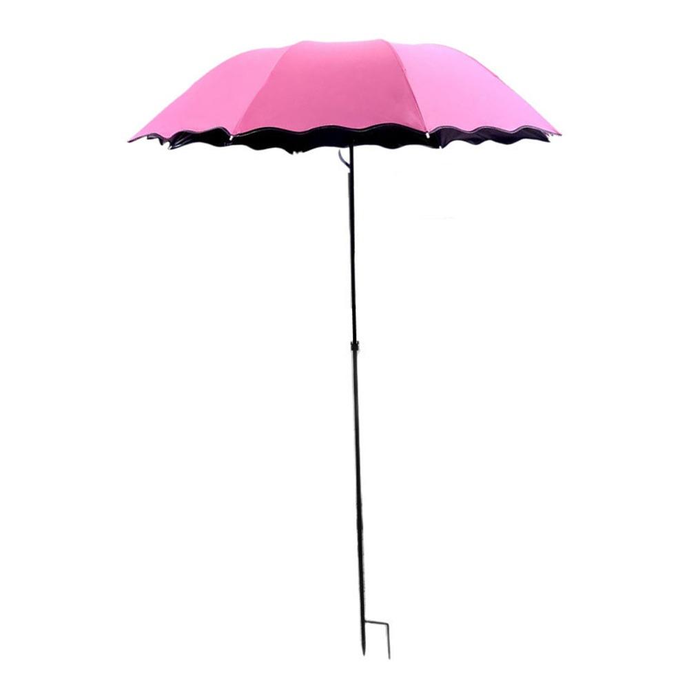 95cm Large Plant Shade Umbrella Metal Stake Plant Sunblock Cover Garden Sun Shade Backyard Terrace розы красного