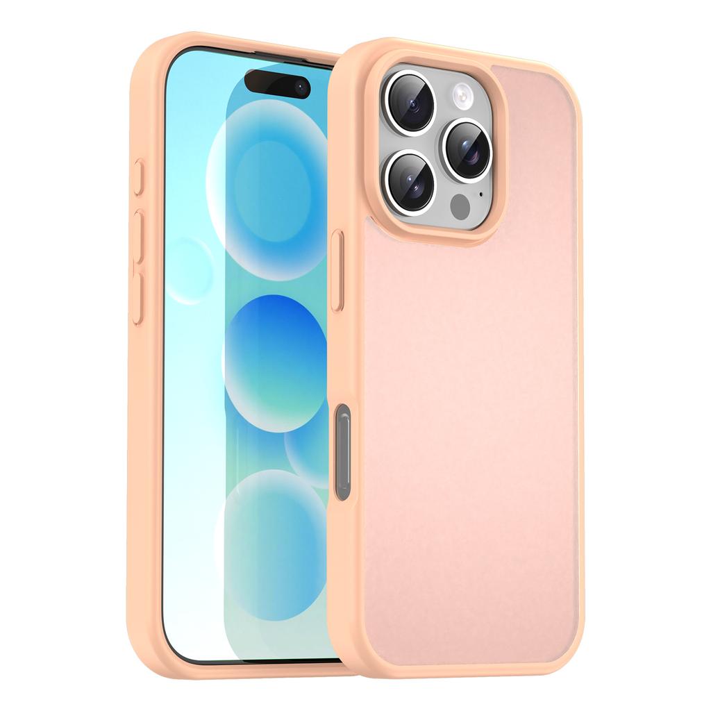 For iPhone 16 Pro Case Skin Touch Matte Anti Drop TPU PC Phone Back Cover