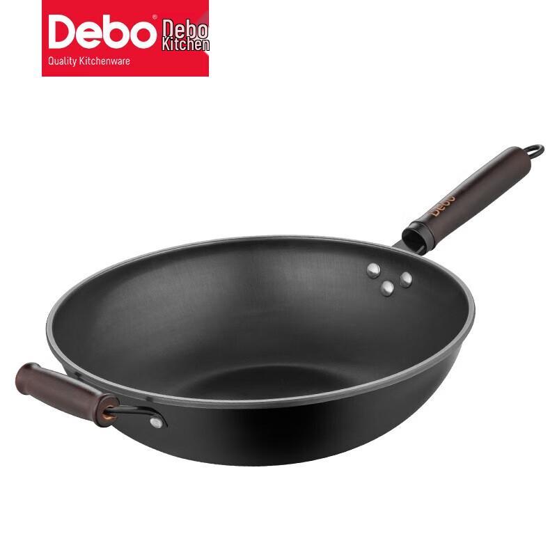 Debo Defos 34cm Refined Iron Stir-fry Wok