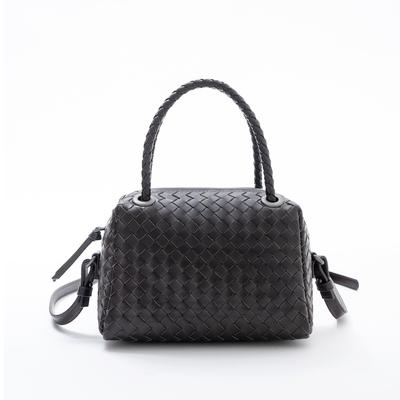Sac tendance pour femme polyvalent couche supérieure tressée peau de mouton tissé à la main porté à la main bandoulière enveloppe coussin tissage peau de mouton