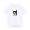 My Tummy Hurts T Shirt Crying Cat Cute Funny Meme Gift Graphic Tee Unisex Short Sleeves Cat Graphic Printed Round Neck Tshirt