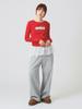 Ray Beams Women's Sweatpants with Frill Belt Set, Gray 0