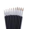 Wolf Hair Fine Tip Brush for Gouache, Watercolor & Acrylic - Wooden Handle