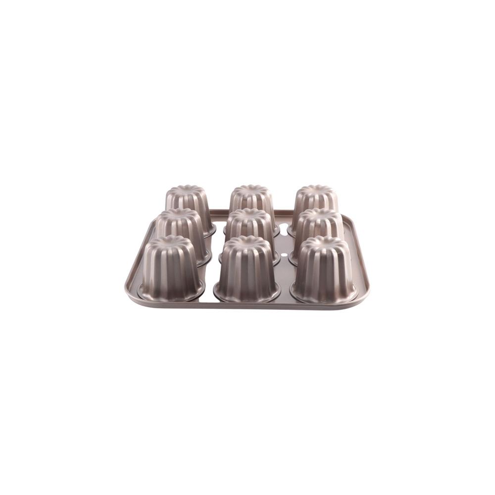 Dessert Cookware Carbon Steel French Non-Stick Cannele Mould Canele Mold Baking Tool Cake Pan