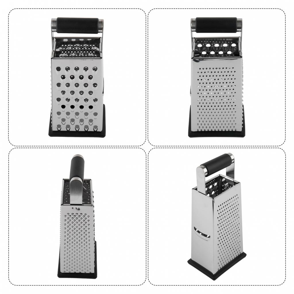 Gourmet-Kochen leicht gemacht mit Mehrzweck-Edelstahl-Boxreibe