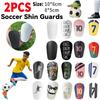 1 Pair Mini Football Shin Pad EVA Plastic Shin Guards Pads Small Protective Equipment For Outdoor Sport Protective Gear 1