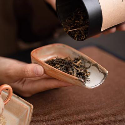 Teelöffel Japanisches Keramik-Teewerkzeug für Teeceremonie-Aufführungen Handgefertigter Teeblatt-Messlöffel Traditionelles Teezubehör Geschenk