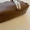 Street Fashi Women's Bag Versatile PU Leather Shoulder Bag with Scarf Stylish Tote Bag Large Capacity Handbag Women Daily Use
