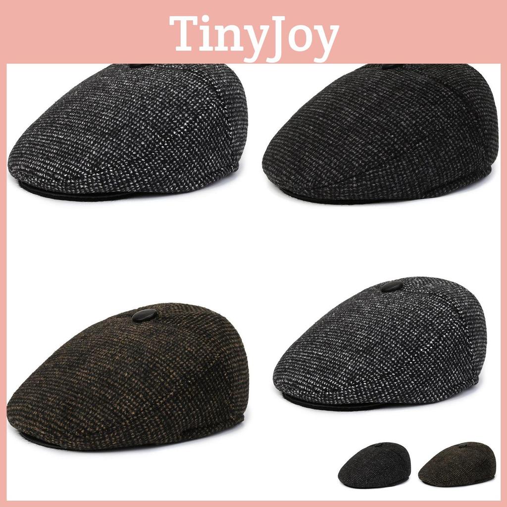 Aged Winter Middle Elderly People Hat Thickened Keep Warm Retro Shade Breathable