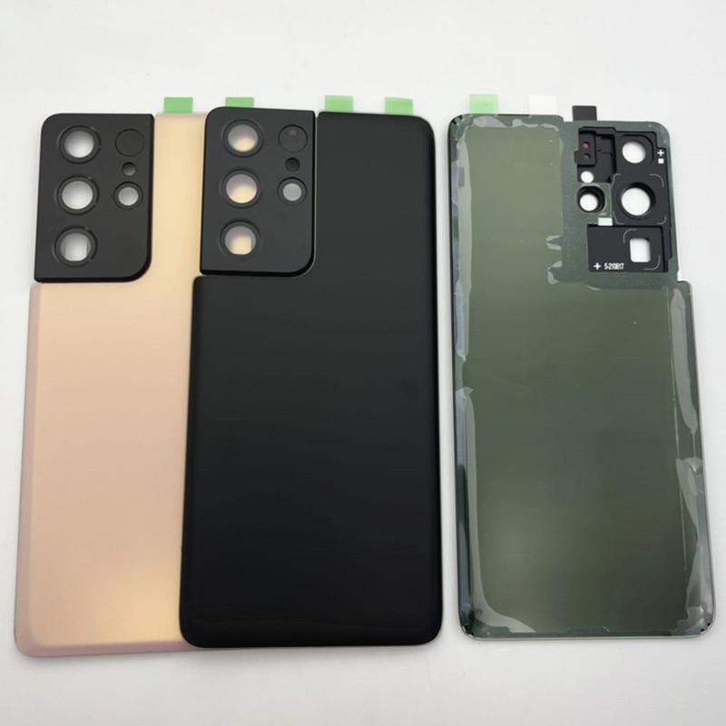 Für Samsung Galaxy S21 Ultra G998 Gehäuse Rückseite Akku-Rückseite Hinten + Kameraobjektiv Ersatz Reparaturteile
