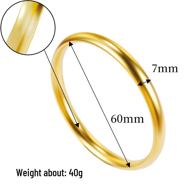 Vietnamese Gold Heritage Lotus Bracelet for Women: Long-Lasting, Ancient Chinese Style, Colorfast Simulation