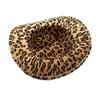 Elegante Cappello a Cilindro Stile Western con Ampia Falda Fedora con Fantasia Leopardata per Donne Uomini Unisex Copricapo Vintage per Feste