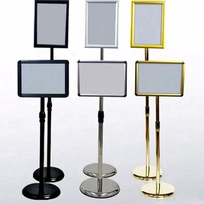 Verstellbarer Edelstahl-Display-Schildhalter