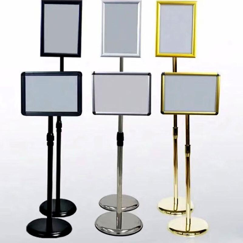 Retractable Stainless Steel A4 Display Stand