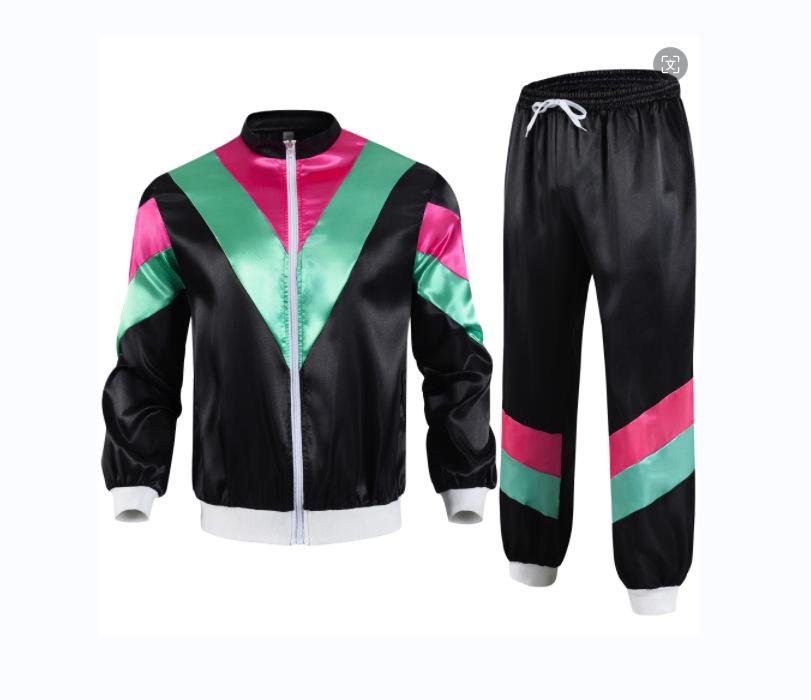 Retro 70s Disco Party Costume for Stage Performance