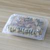 Takeaway-behållare, Värmebeständiga matlådor, Horisontell, Liten, 100-pack, Mikrovågsugnsbara, med integrerade lock, PP-behållare