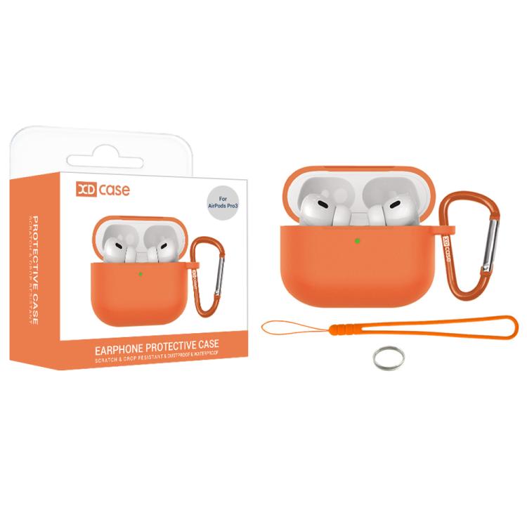 For AirPods Pro 3 XDcase 2.5mm Thick Silicone Earbud Protective Case with Hook
