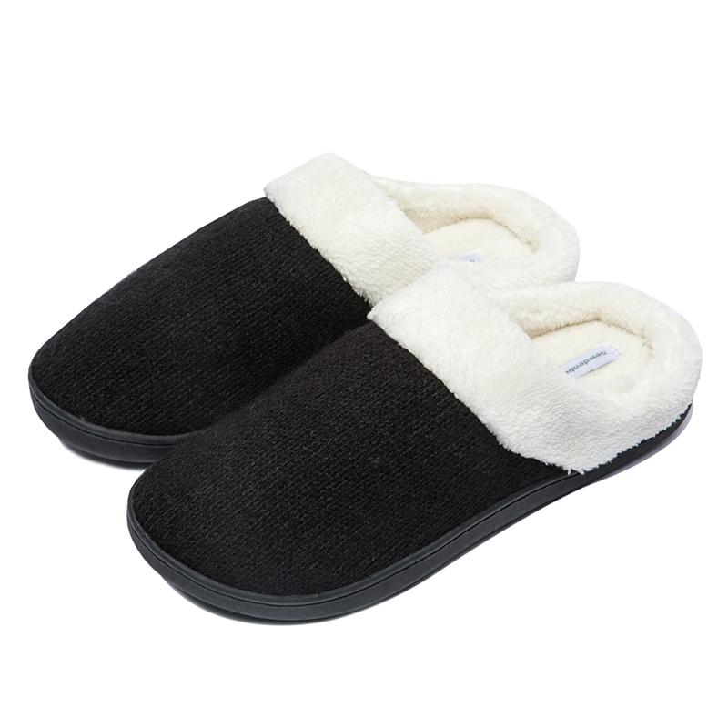 Warm Cotton Slippers for Men Shoes Winter Slipper Bathroom Home Soft Slippers Plush Non-slip Indoor Slippers Large Size 4950