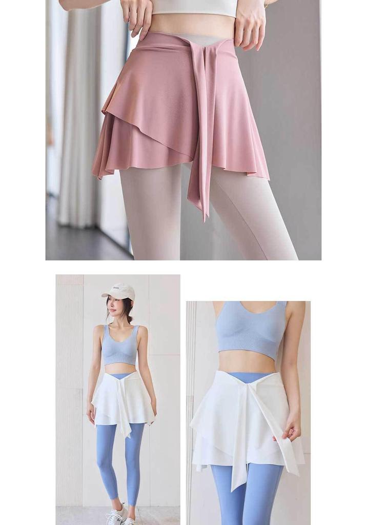 Yoga Skirt: One-Piece Sports Cover for Running and Fitness