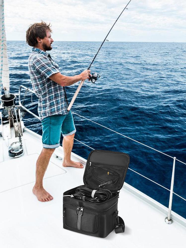 Carrying Case for Ef Ecoflow River 2 Storage Case Travel Carrying Bag Travel Storage Bag Anti-drop with Shoulder Strap & Handle