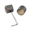 2Pcs Metal Guitar Tone Volumes Knob Replacement Potentiometer Control Knobs Electric Guitar Bass Dome Knobs with Hole