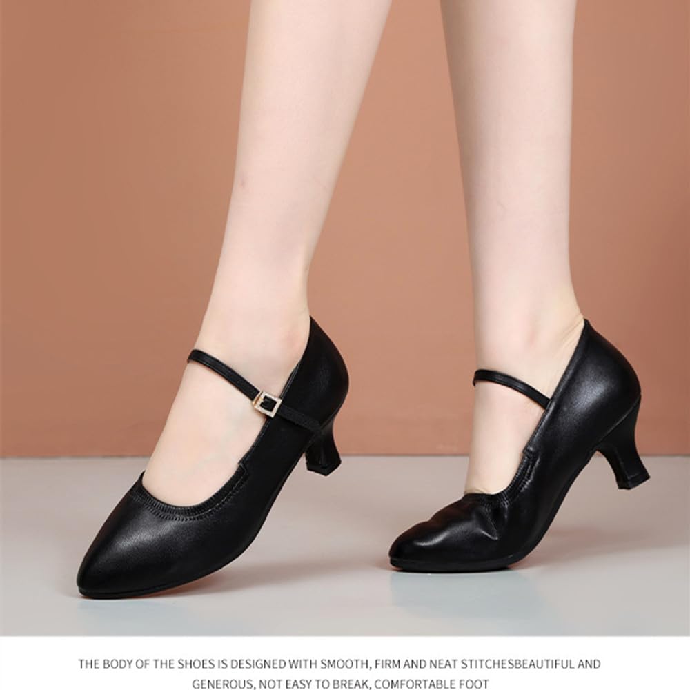 [Gengzee] Tanzschuhe, Latein-Tanzschuhe, Damen Gesellschaftstanzschuhe, Bühnenschuhe, Modern Dance Schuhe, Cha-Cha Schuhe für Erwachsene, Square Dance Schuhe, Gummi