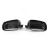 Pair Black Silver Car Rearview Mirror Cover Housing Casing Protection Caps For Golf Mk4 BORA Passat B5 1998-2005 Jetta