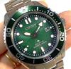 Citizen Eco-Drive 200M Green Dial Stainless Steel Men’s Watch BN0269-50W