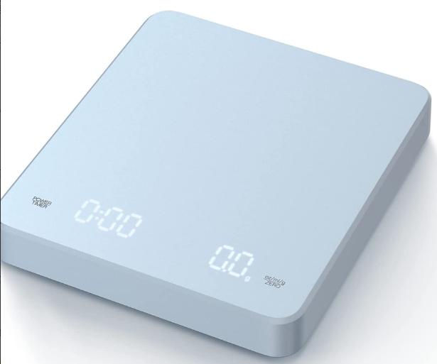 

Цифровые перезаряжаемые весы для кофе с таймером, светодиодным экраном, эспрессо, USB, 3 кг, макс. вес 0,1 г, высокоточные кухонные весы