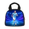Learn, Travel Handbag Insulated Lunch Bag Reusable Haaland Lunch Box Football Star Student Bento Food Container Bags
