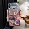 Case for Motorola Moto G71 G22 Edge40 G32 G53 G30 Edge 20 Pro 30 Lite G51 G73 G60s G52 G50 Phone Cover Ocean Scenery Pattern