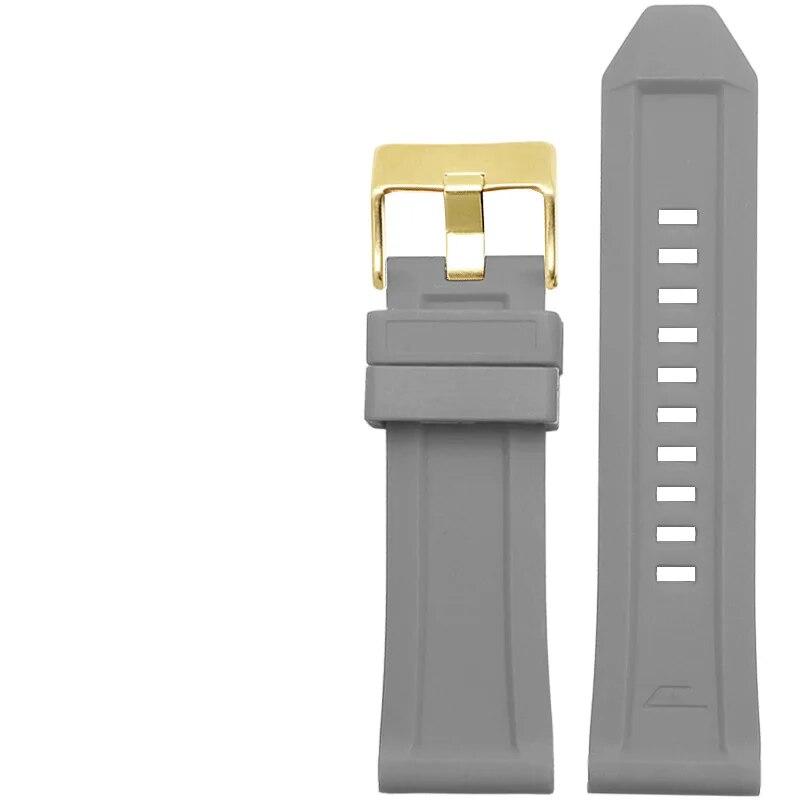 Silikon Kauçuk Bilezik Saat Kayışı 24mm 26mm 28mm dizel DZ4496 DZ4427 DZ4487 DZ4323 DZ4318 DZ4305 Erkek Saat Kayışı