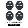 4-Piece Set of Universal Wear-Resistant Silicone Car Door Lock Covers For VW R Scirocco Jetta Passat Polo Tiguan Sharan Touran BJP1