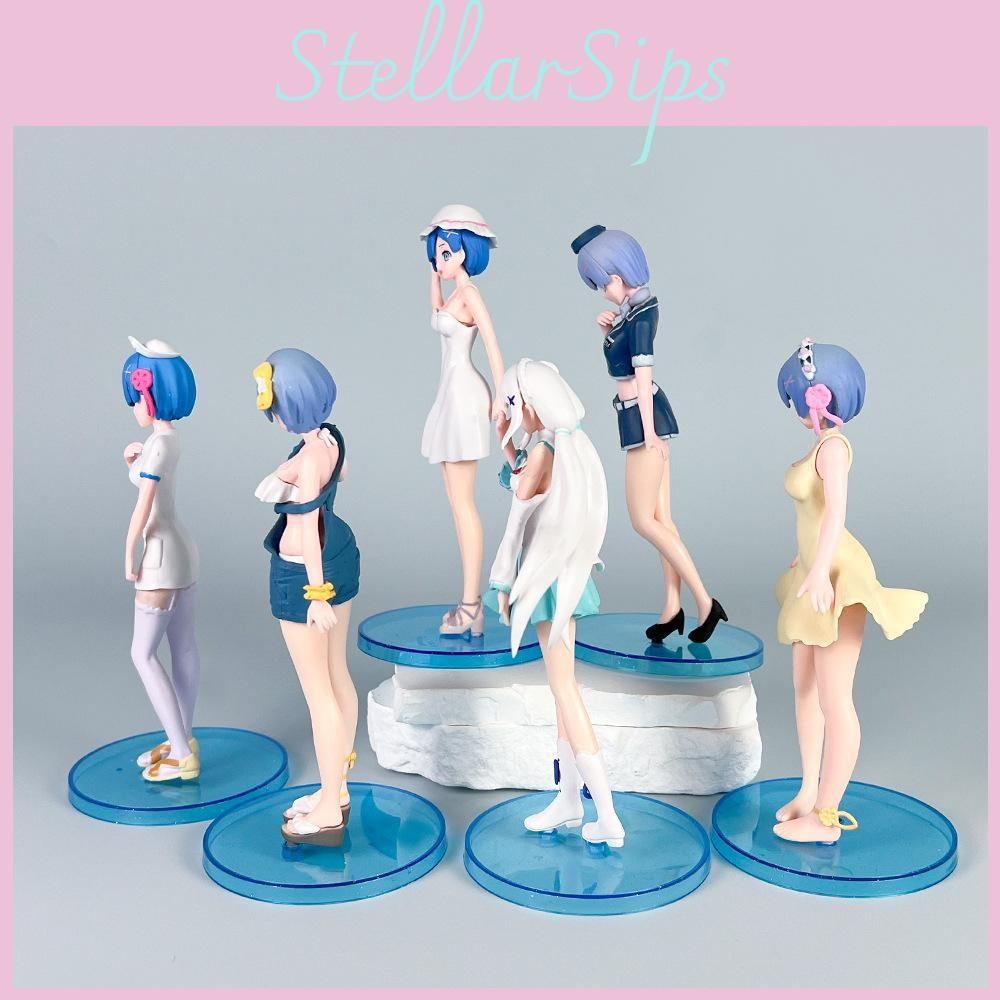 Re Starting Zero Life In Another World Pvc Figurine Rem Emilia Model Toy Decor