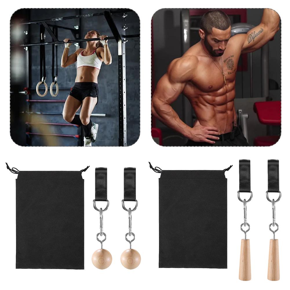 Arm Muscle Strength Exerciser Wooden Fitness Climbing Grips Trainer Rock Climbing Bouldering Training Tool