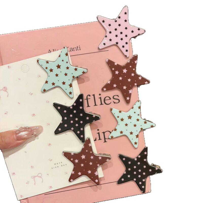 Stylish Sweet Star Hair Clips Decorative Hairpins for Women Girls Perfect for Bangs Holding Wedding Bridesmaid Accessory