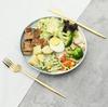 24pcs Black Gold Cutlery Set Mirror Stainless Steel Dinnerware Set Knife Fork Spoon Tableware Flatware Set Dishwasher Safe Kitchen Wedding Accessories