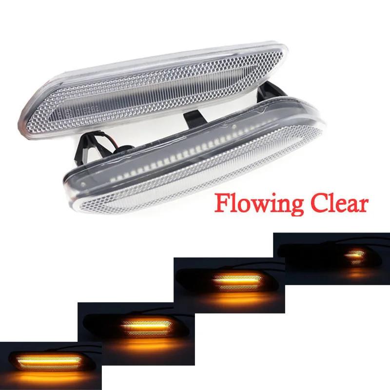 Flowing Water Blinker LED Dynamic Turn Signal Light For Mini Cooper R60 Countryman R61 Paceman Side Marker Flashing Indicator