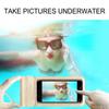 Universal Transparent Diving Swimming Phone Case Waterproof Phone Pouch Underwater Phone Sealed Bag