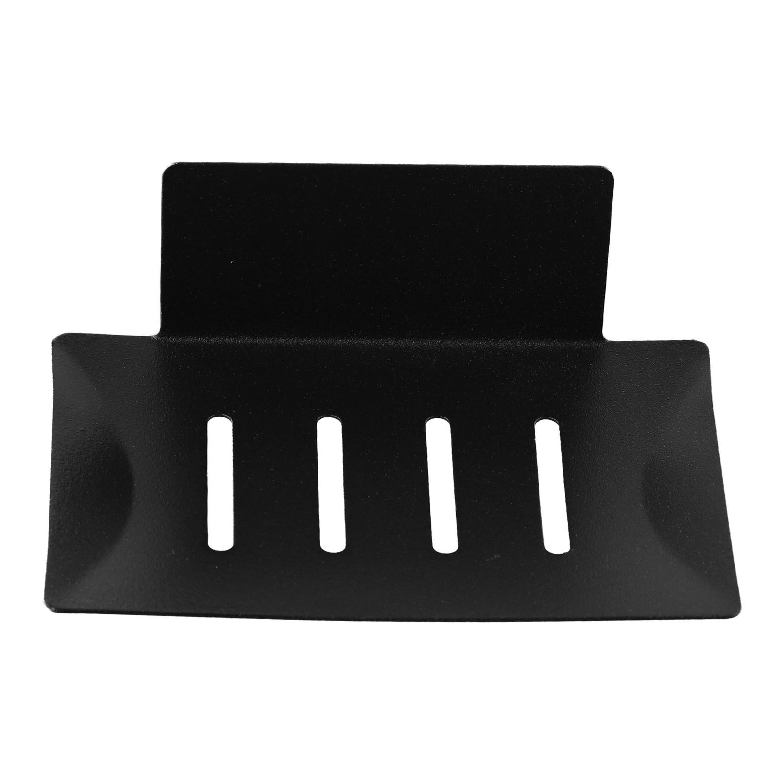 Soap Dish With Drainage Stainless Steel Soap Dish Wall-Mounted Soap Holder чёрный