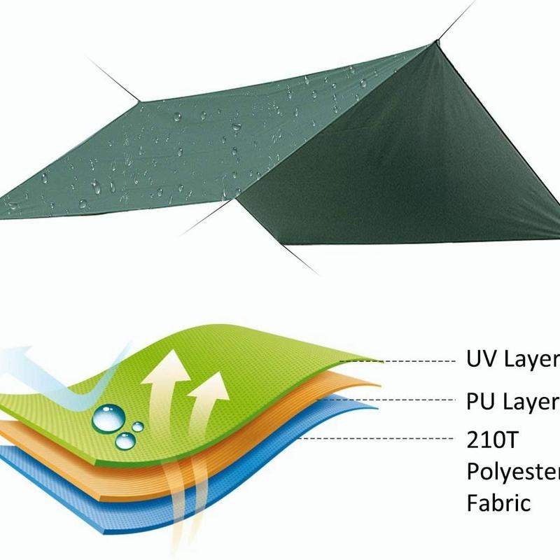 Buy Camping Tarp Waterproof Rain Fly Tent Shelter Essential Survival Gear Sunshade Hiking Backpacking Outdoor Awning at affordable prices — free shipping, real reviews with photos — Joom Buy Camping Tarp Waterproof Rain Fly Tent Shelter Essential Survival Gear Sunshade Hiking Backpacking Outdoor Awning at affordable prices — free shipping, real reviews with photos — Joom