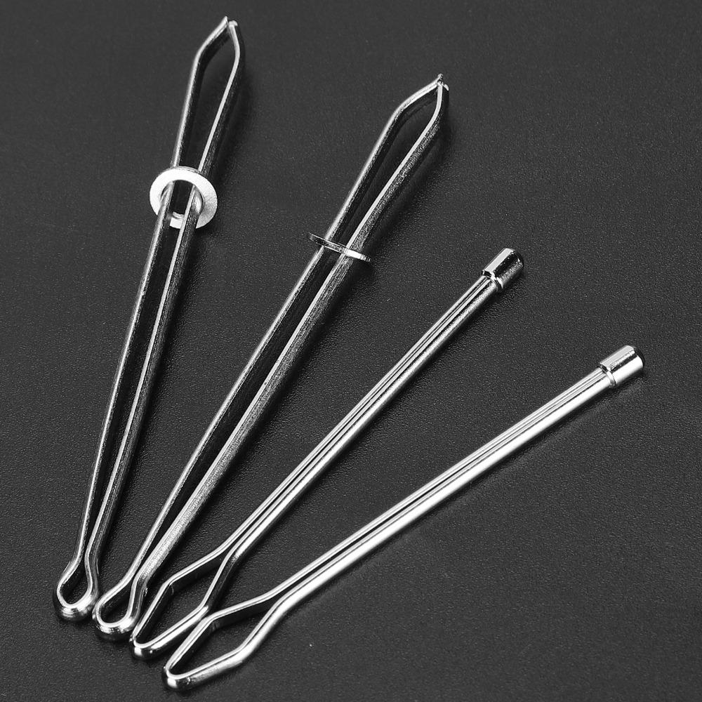 20Pcs Easy Quick Insert Rope Threader Tool Metal Clip Sewing Tweezer Tool For Hoodies