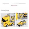 Alloy Children's Storage Container Car Alloy Return Car Simulation Fire Truck Engineering Vehicle Police Truck Engineering Vehicle