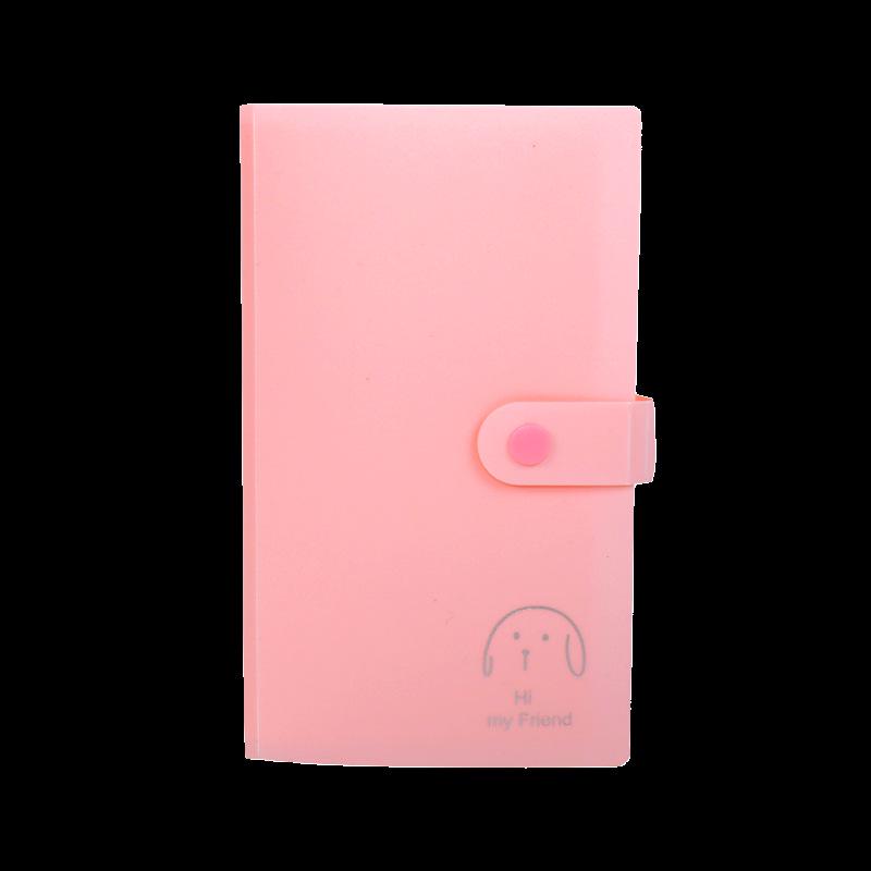 

Korean Style Transparent Multilayer Business Card Holder & 3-Inch Polaroid Photo Album Dog Design