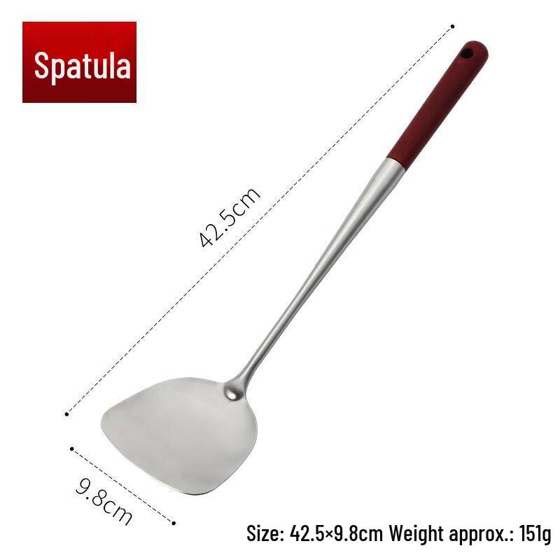 Yoshida Craftsman Extended Handle Stainless Steel Spatula