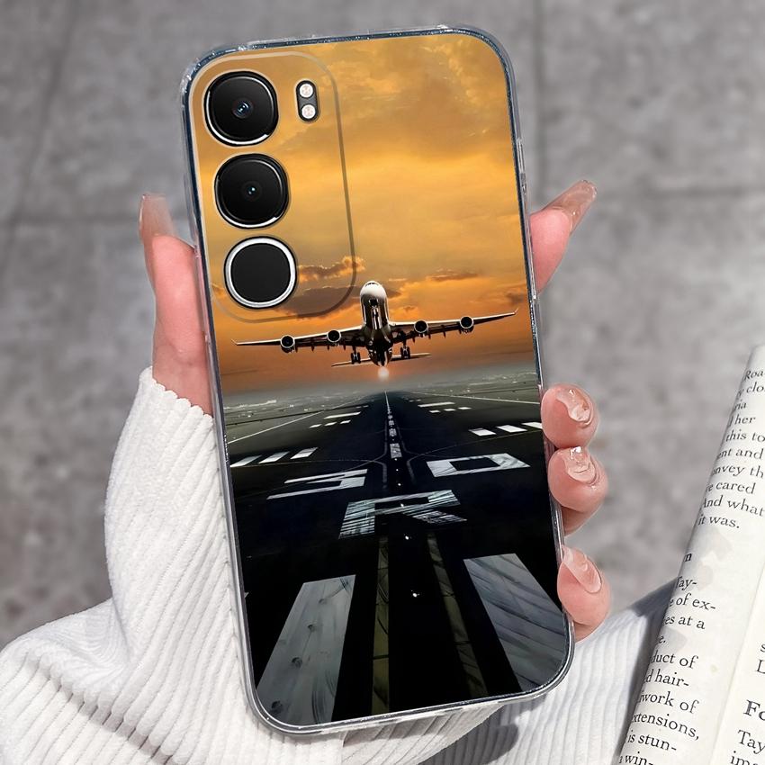 Cute Casing For Vivo Y19s Y19 Y17s Y17 Y16 Y15 Y13 Y12 Y11 Phone Covers Cute Penguin Frog Housing Clear TPU Non Slip Silicone Soft Shell For Vivo Case