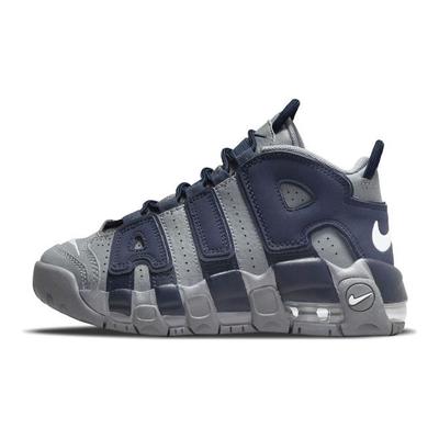 Air More Uptempo PS Cool Grey Midnight Navy Kids Sneakers White DM3318-009